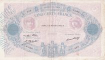 France 500 Francs - Pink and  blue - 03-11-1932 - Serial P.1985 - P.66