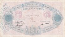 France 500 Francs - Pink and  blue - 23-04-1936 - Serial J.2260  - P.66