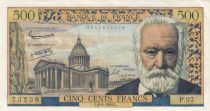 France 500 Francs - Victor Hugo - 06-02-1958 - Serial P.97 - VF to XF - P.133