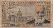 France 500 Francs - Victor Hugo - 07-01-1954 - Serial A.3 - P.133