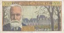 France 500 Francs - Victor Hugo - 30-10-1958 - Serial U.111 - P.133