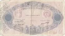 France 500 Francs Blue and Pink - 03-11-1932 - Serial Q.2007