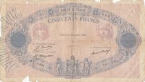 France 500 Francs Blue and Pink - 12-07-1926 - Serial S.803