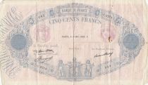 France 500 Francs Blue and Pink - 14-05-1936- Serial C.2274