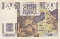 France 500 Francs Chateaubriand - 19-07-1945 Serial J.11