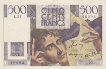 France 500 Francs Chateaubriand 06-09-1945 - Serial L.27 -  P. 129