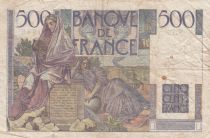 France 500 Francs Chateaubriand 12-09-1946- Serial J.88 - F+