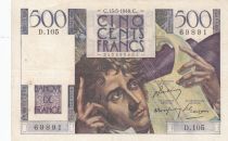 France 500 Francs Chateaubriand 13-05-1948 - Serial D.105 - P. 129