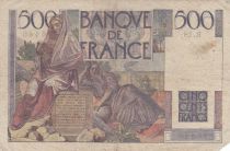 France 500 Francs Chateaubriand 19-07-1945 - Serial R.18