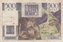 France 500 Francs Chateaubriand 28-03-1946- Série J.88 - TB+