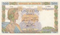 France 500 Francs La Paix - 01-10-1942 Série U.6964