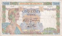 France 500 Francs La Paix - 05-12-1940 - Serial S.1471