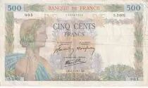 France 500 Francs La Paix - 06-02-1941 - S&eacute;rie S.2402
