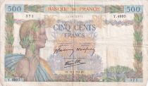 France 500 Francs La Paix - 13-03-1942 - Serial Y.4995