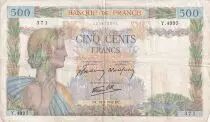 France 500 Francs La Paix - 13-03-1942 - Serial Y.4995