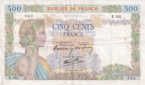 France 500 Francs La Paix - 16-05-1940 - Serial B.162