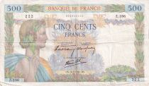 France 500 Francs La Paix - 16-05-1940 - Serial Z.186