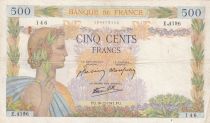 France 500 Francs La Paix - 18-12-1941 - Série E.4196