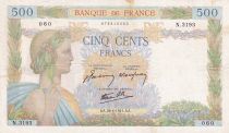 France 500 Francs La Paix - 26-06-1941 - Serial N.3193
