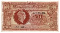 France 500 Francs Marianne - 1945 Letter M - Serial 19 M - VF