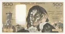 France 500 Francs Pascal - 02/01/1969 -  Série N. 12 - 2ième ex.