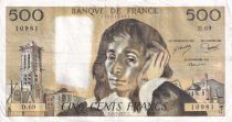 France 500 Francs Pascal - 03-02-1977 - Serial D.69 - VF