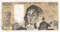 France 500 Francs Pascal - 03-11-1977 - Serial O.75 - VF