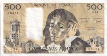 France 500 Francs Pascal - 03-11-1977 - Série G.74 - TTB+