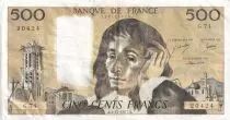 France 500 Francs Pascal - 03-11-1977 - S&eacute;rie G.74 - TTB+