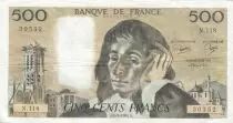 France 500 Francs Pascal - 04-09-1980 - S&eacute;rie N.118