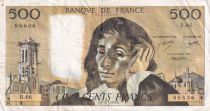 France 500 Francs Pascal - 04-11-1976 - Serial B.66 - VF