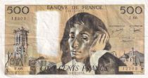 France 500 Francs Pascal - 04-11-1976 - Série F.66 - TTB