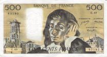 France 500 Francs Pascal - 05-09-1974 - Série Q.42 - TTB+