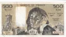 France 500 Francs Pascal - 06-02-1986 - S&eacute;rie E.240