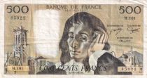 France 500 Francs Pascal - 07-06-1979  Serial H.101 - VF