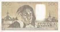 France 500 Francs Pascal - St Jacques Tower - 02-02-1989 - Serial T.293 - VF