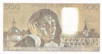 France 500 Francs Pascal - St Jacques Tower - 02-02-1989 - Serial X.293 - VF