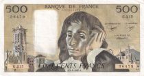France 500 Francs Pascal - St Jacques Tower - 03-01-1985 - Serial G.215 - VF