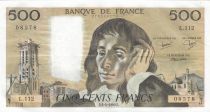 France 500 Francs Pascal - St Jacques Tower - 03-04-1980 - Serial L.112 - VF