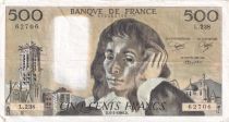 France 500 Francs Pascal - St Jacques Tower - 03-04-1985 - Serial L.238 - VF