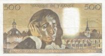 France 500 Francs Pascal - St Jacques Tower - 03-11-1977 - Serial Q.75 - VF