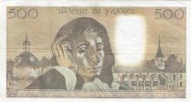 France 500 Francs Pascal - St Jacques Tower - 04-09-1980 - Serial L.124 - VF