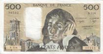 France 500 Francs Pascal - St Jacques Tower - 04-09-1980 - Serial N.118 - VF