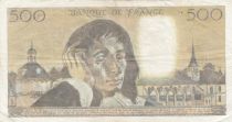 France 500 Francs Pascal - St Jacques Tower - 05-07-1984 - Serial S.205