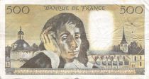 France 500 Francs Pascal - St Jacques Tower - 05-08-1971 - Serial B.24 - F