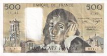 France 500 Francs Pascal - St Jacques Tower - 05-08-1982 - Serial B.160 - VF