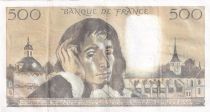 France 500 Francs Pascal - St Jacques Tower - 05-08-1982 - Serial B.160 - VF