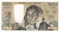 France 500 Francs Pascal - St Jacques Tower - 05-08-1982 - Serial E.158 - VF