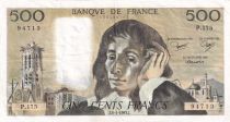 France 500 Francs Pascal - St Jacques Tower - 06-01-1983 - Serial P.175 - VF