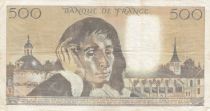 France 500 Francs Pascal - St Jacques Tower - 07-01-1982 - Serial O.156